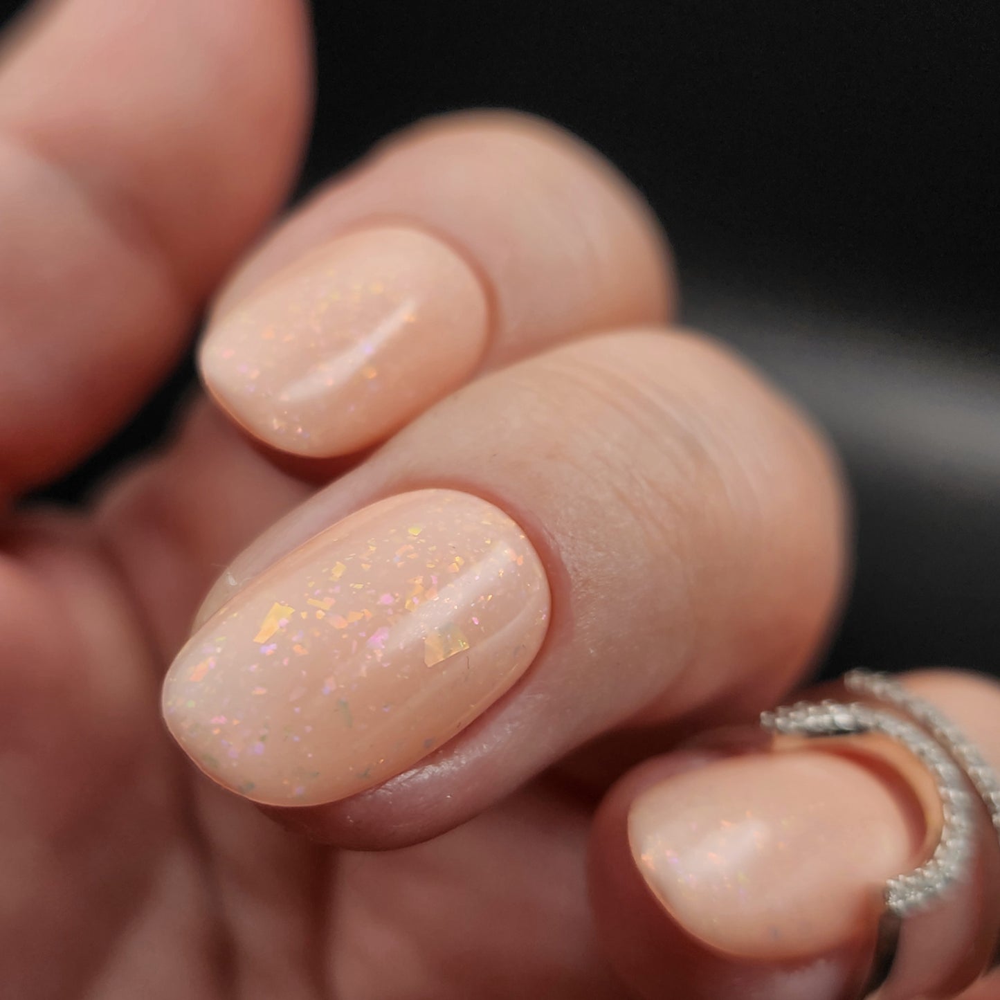 Press on Nails Aprikose Aurora