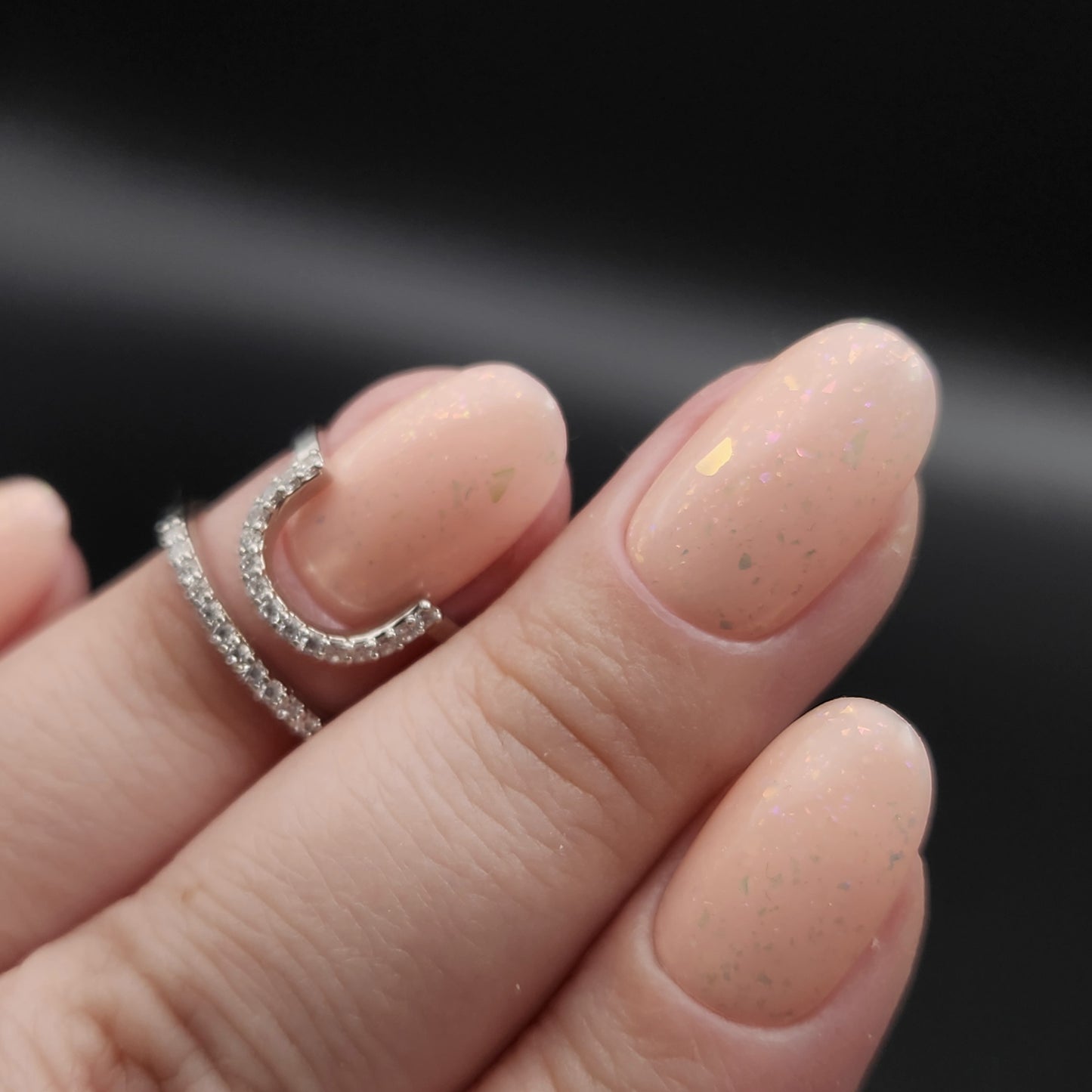 Press on Nails Aprikose Aurora