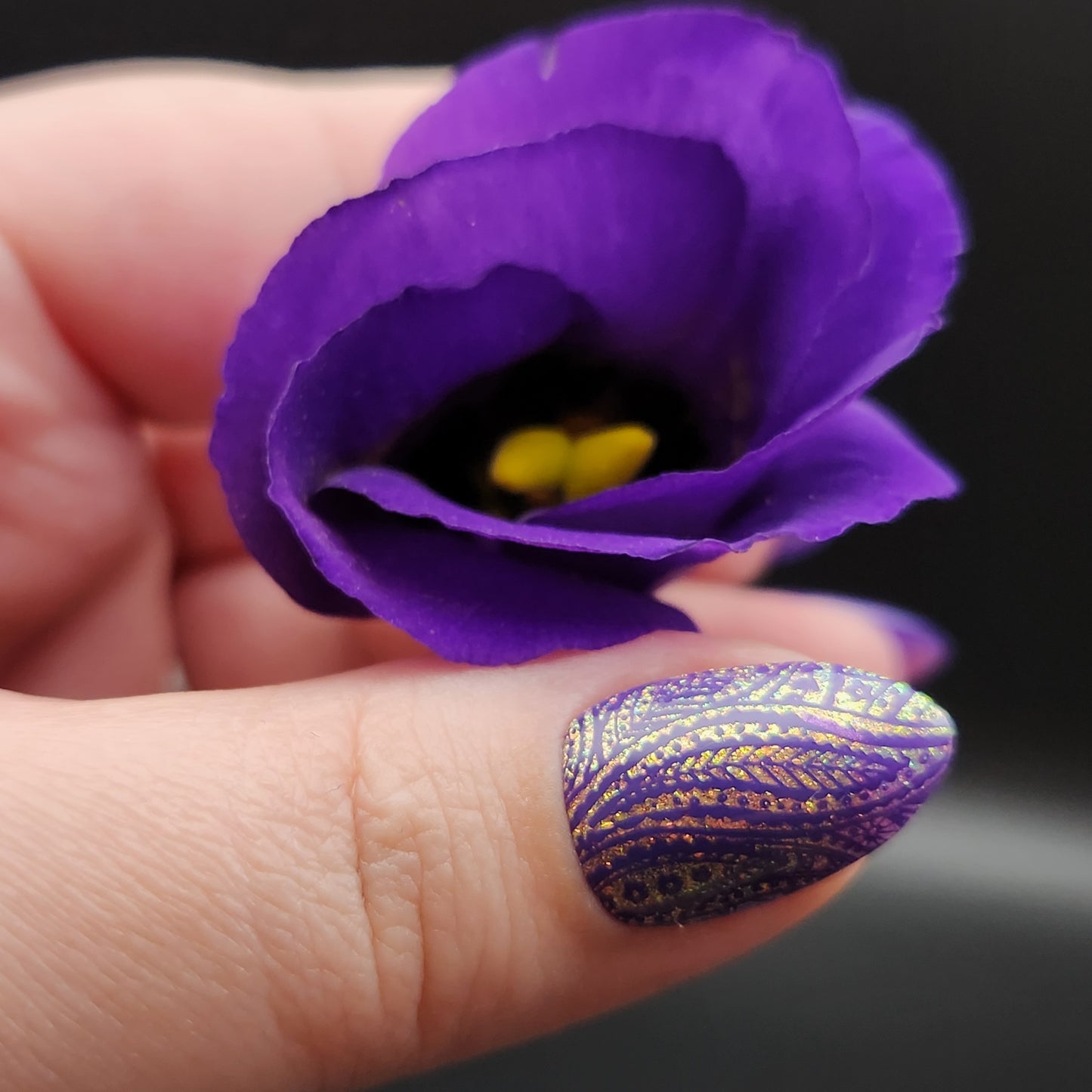 Press on Nails Mermaid lilac