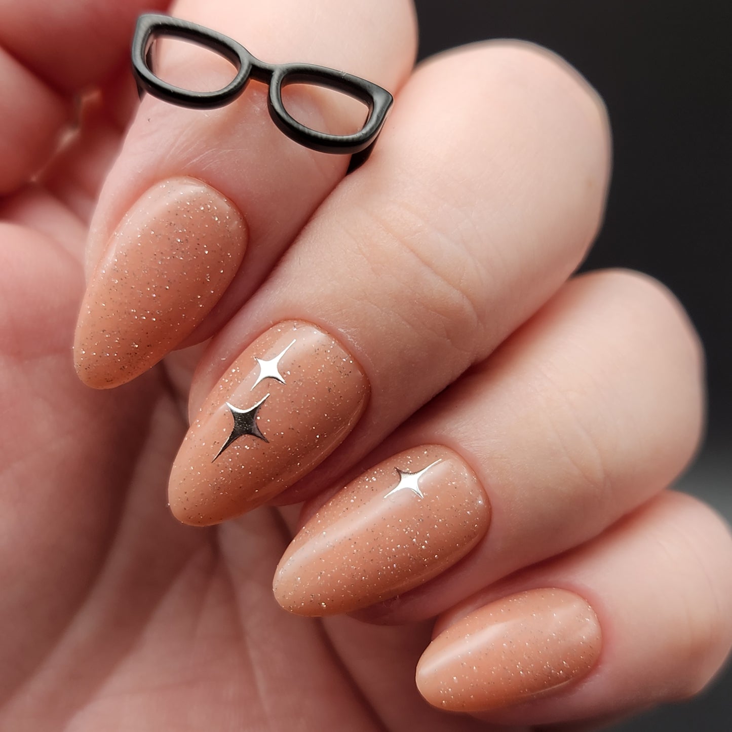 Press on Nails Nude Stars