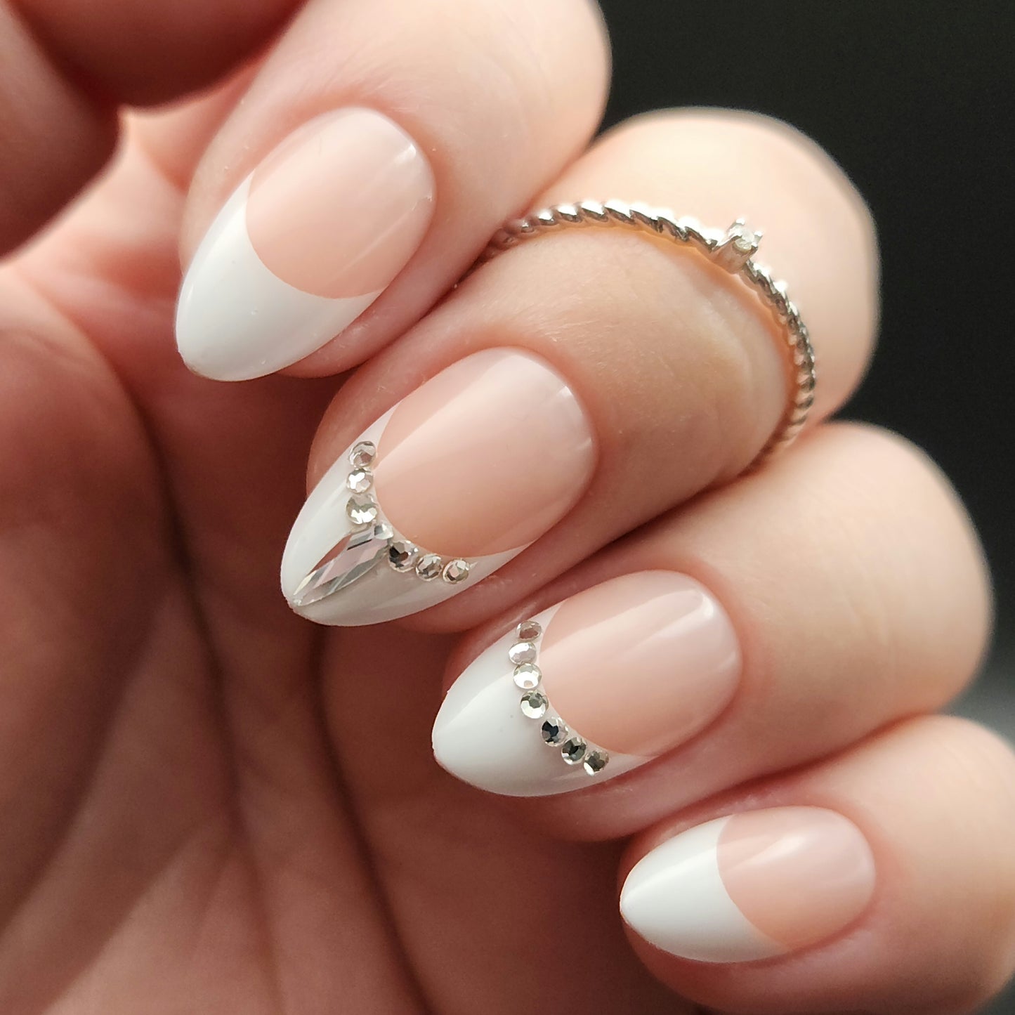 Press on Nails French Strass