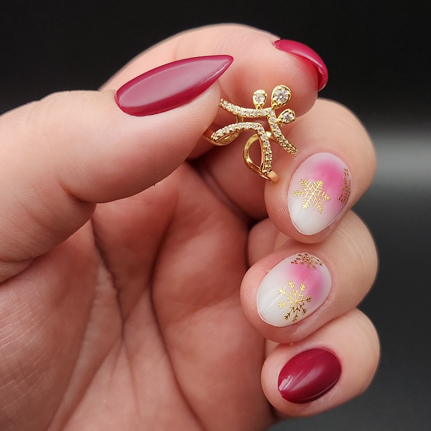Fingerspitzenring Gold