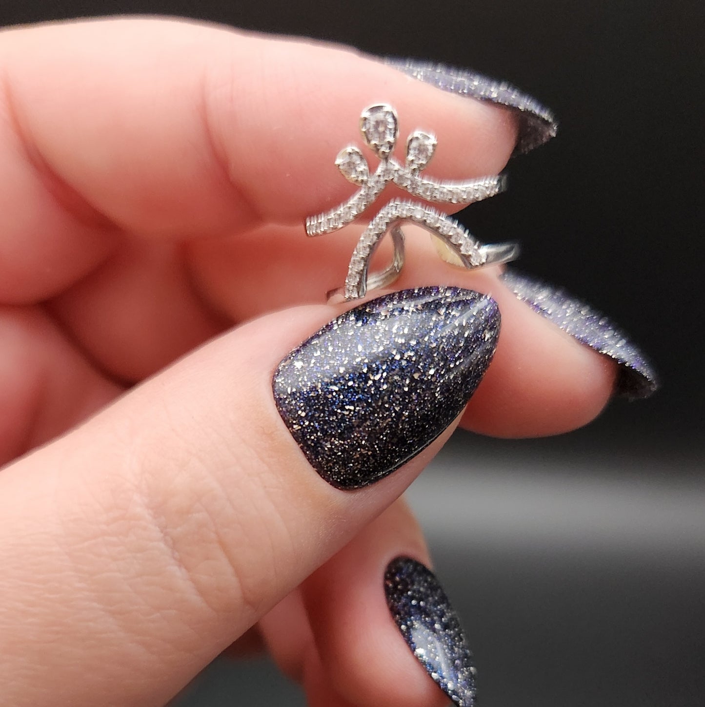 Fingerspitzenring Silber
