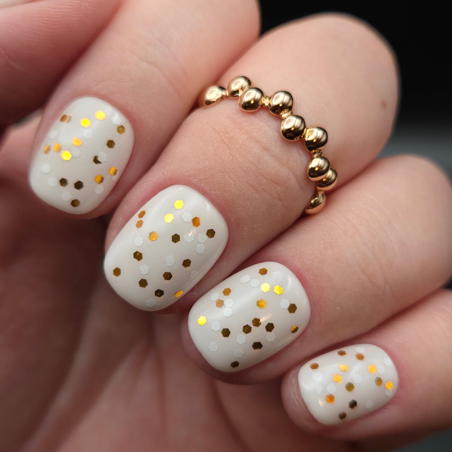 Press on Nails Festive Glitter