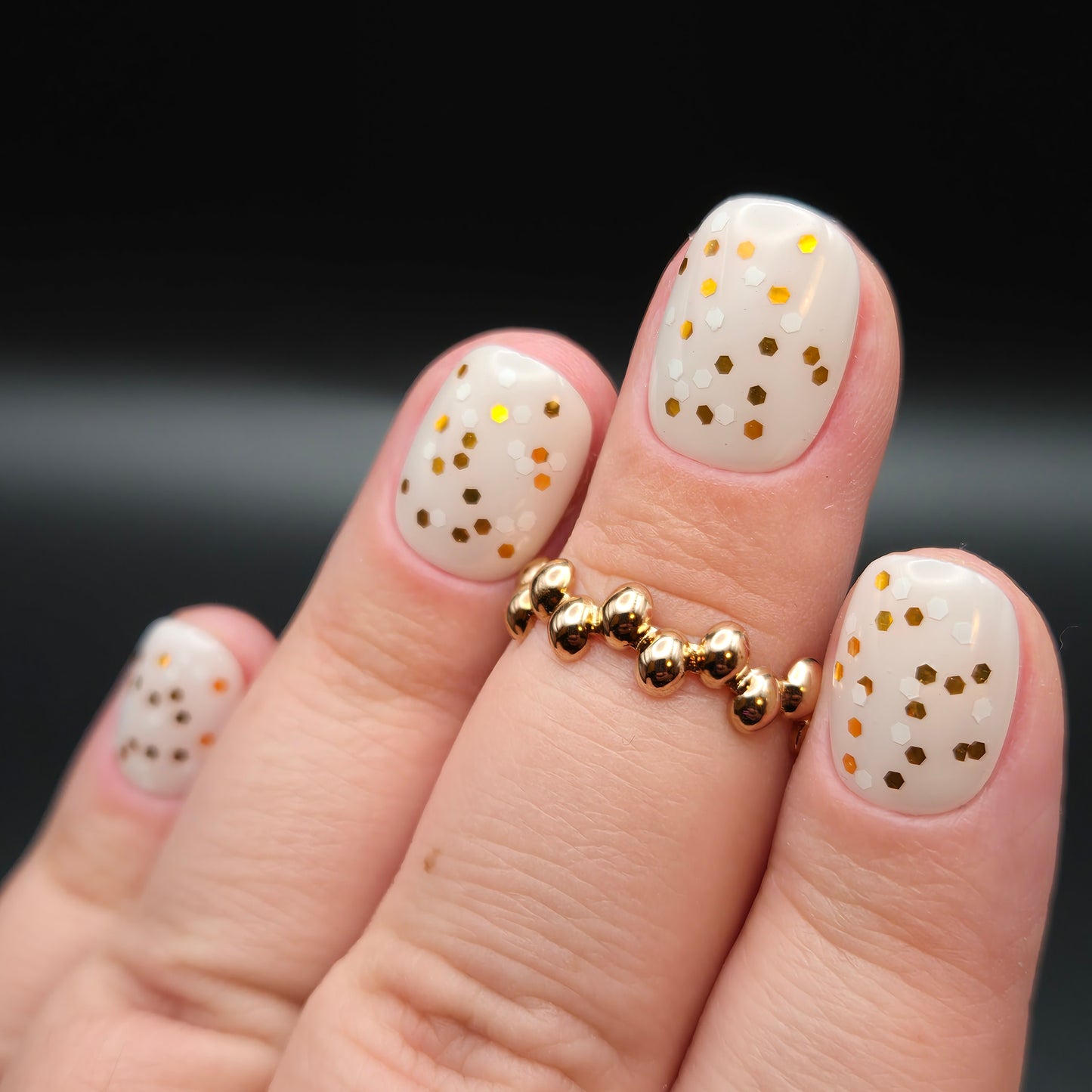Press on Nails Festive Glitter