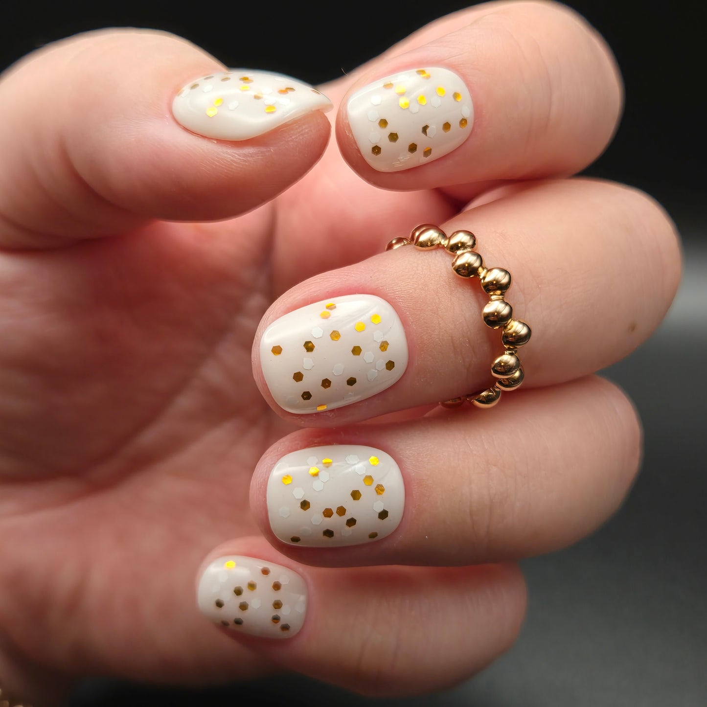 Press on Nails Festive Glitter