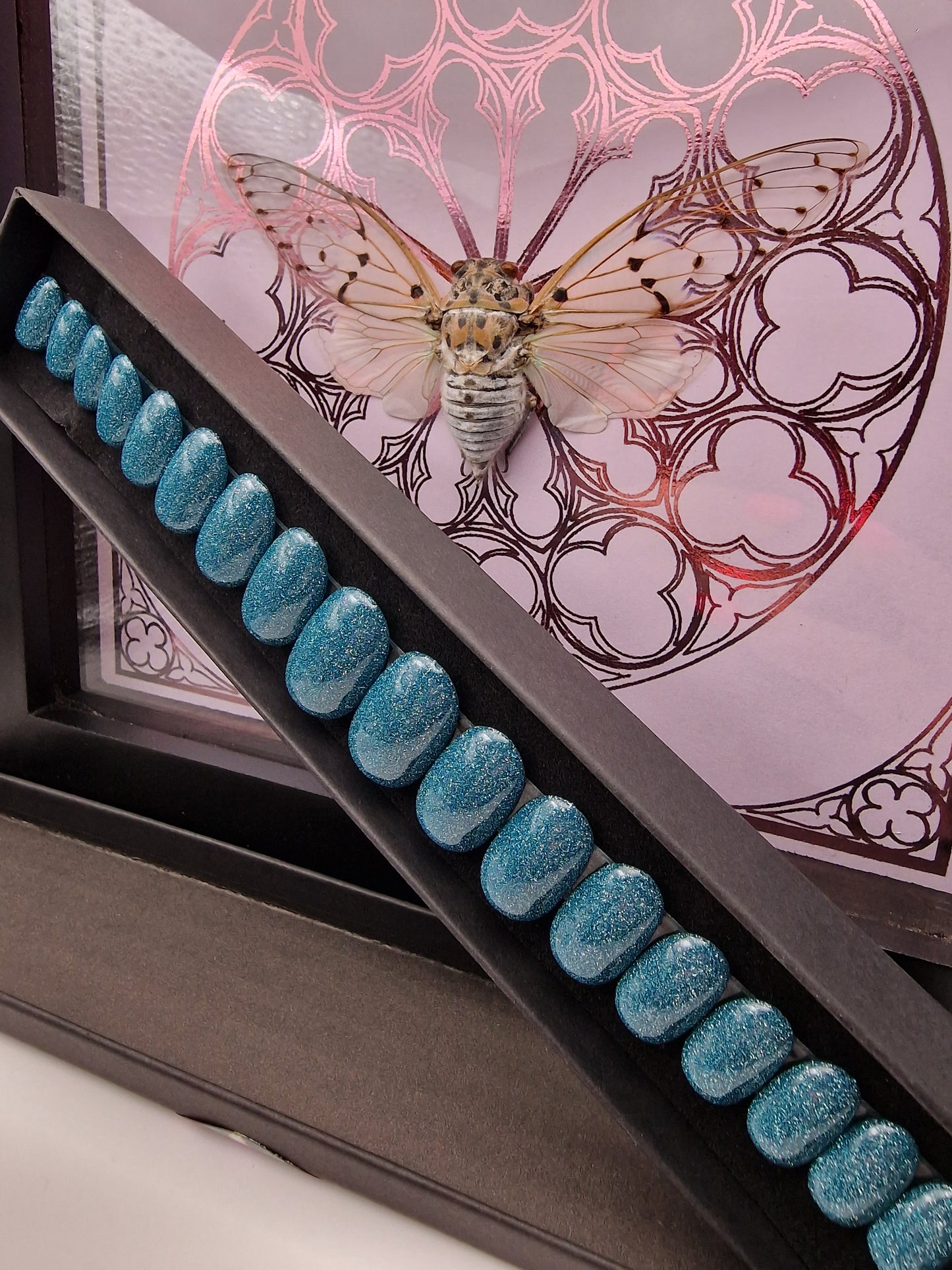 Press on Nails FlashOn Azur