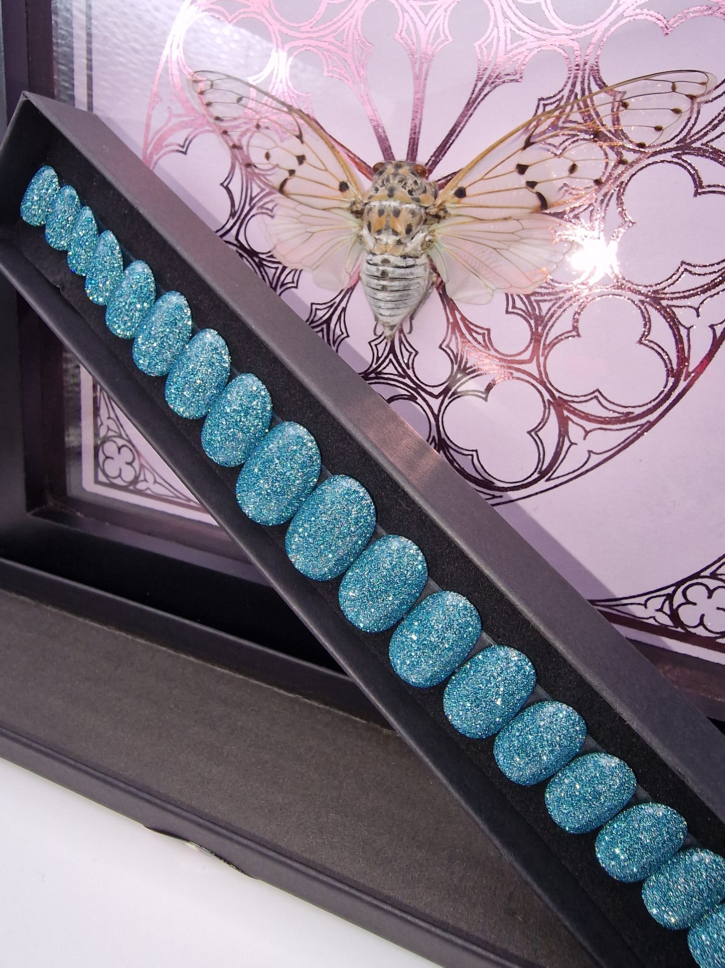 Press on Nails FlashOn Azur