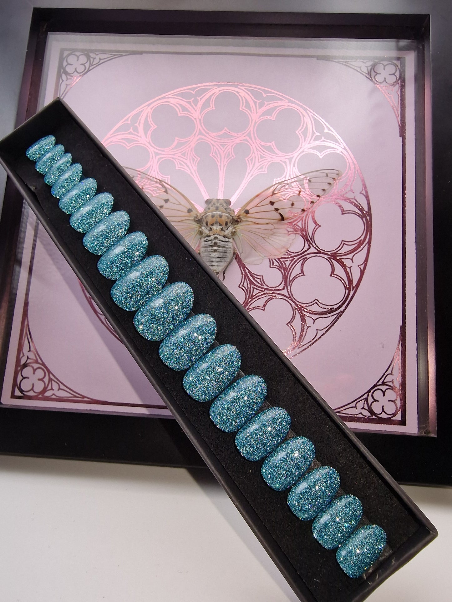 Press on Nails FlashOn Azur