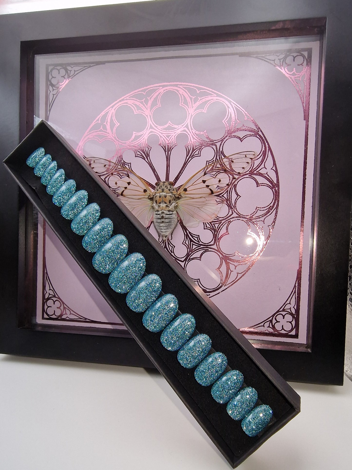 Press on Nails FlashOn Azur