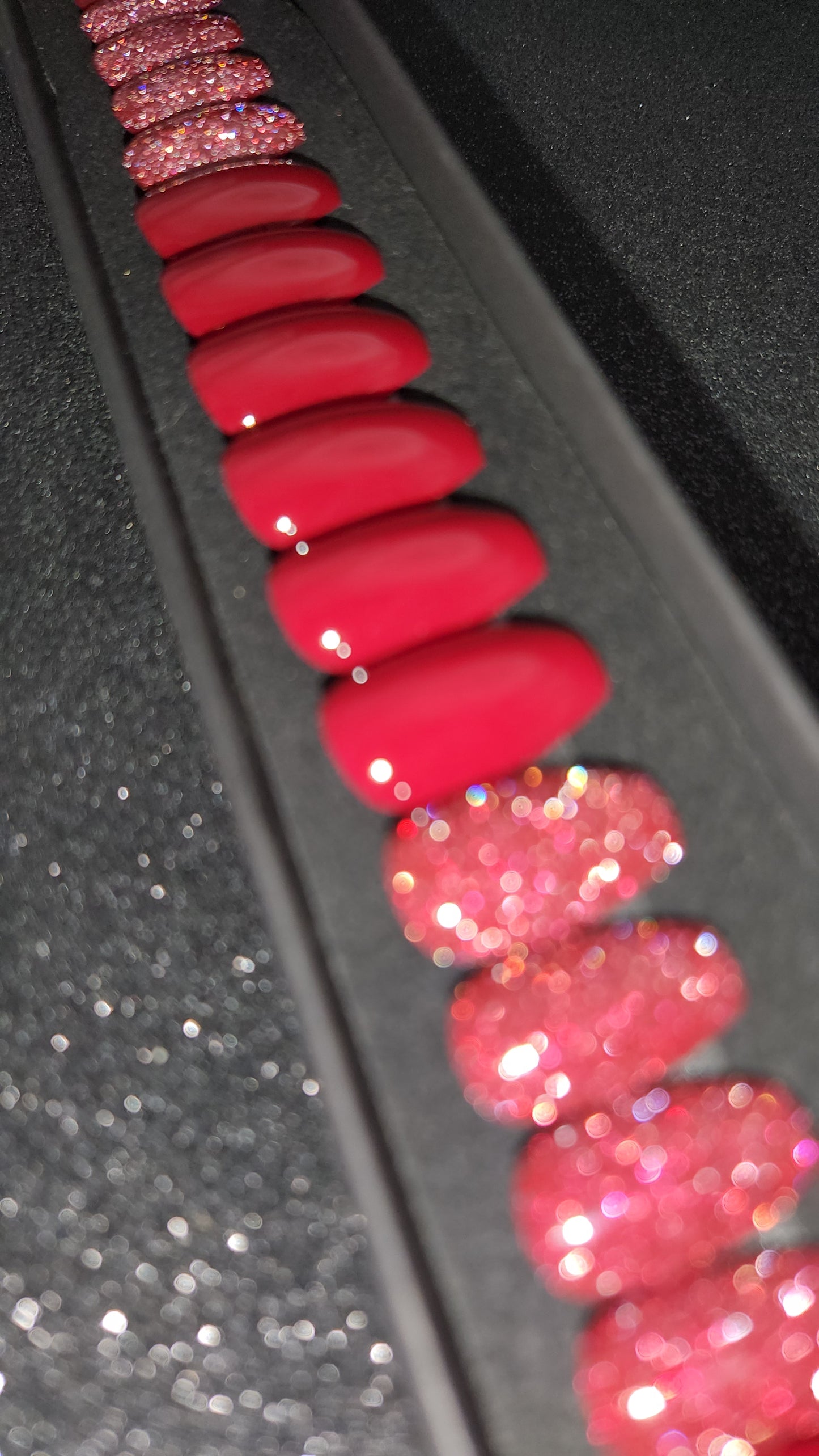 Press on Nails Elegant Wine