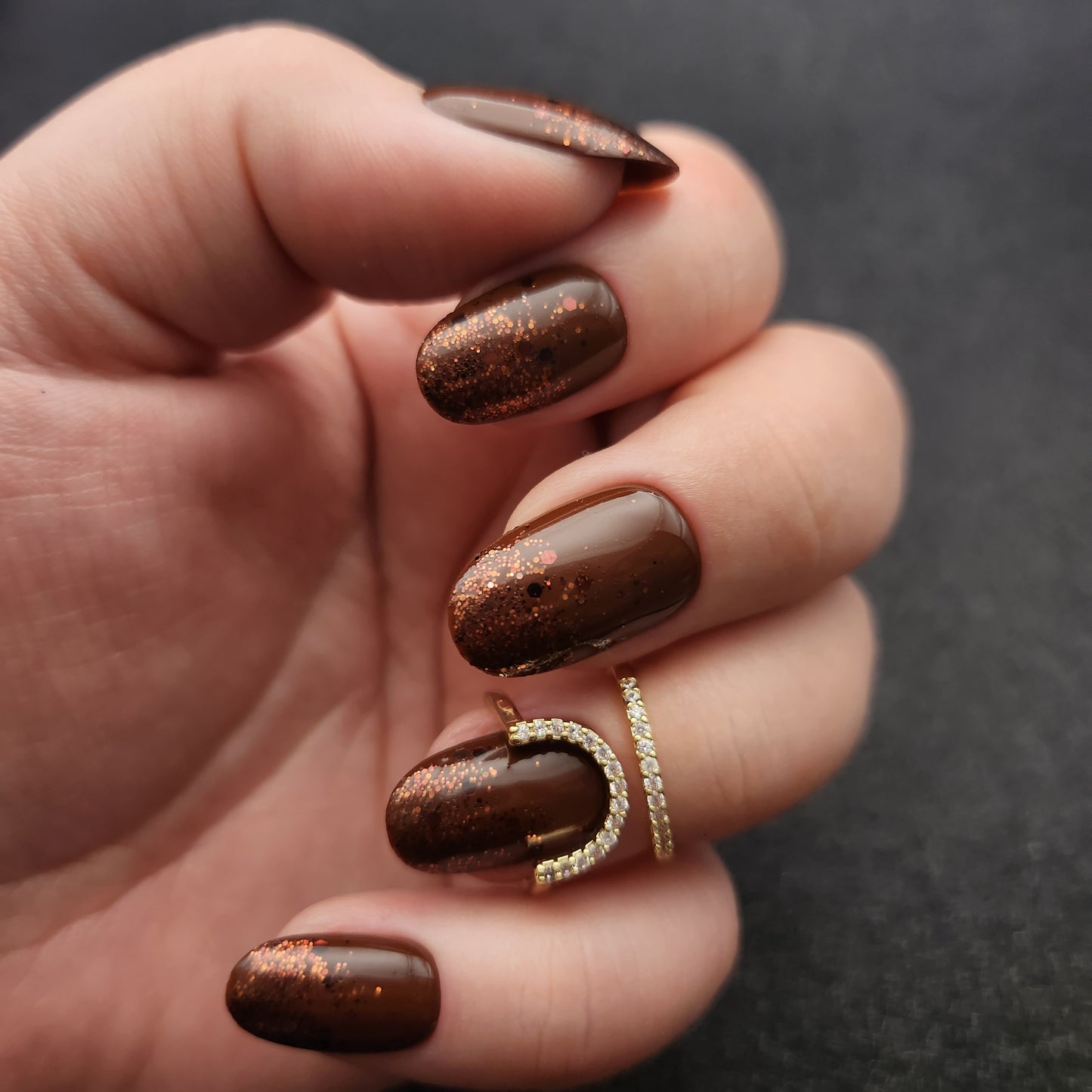 Press on Nails Chocolat