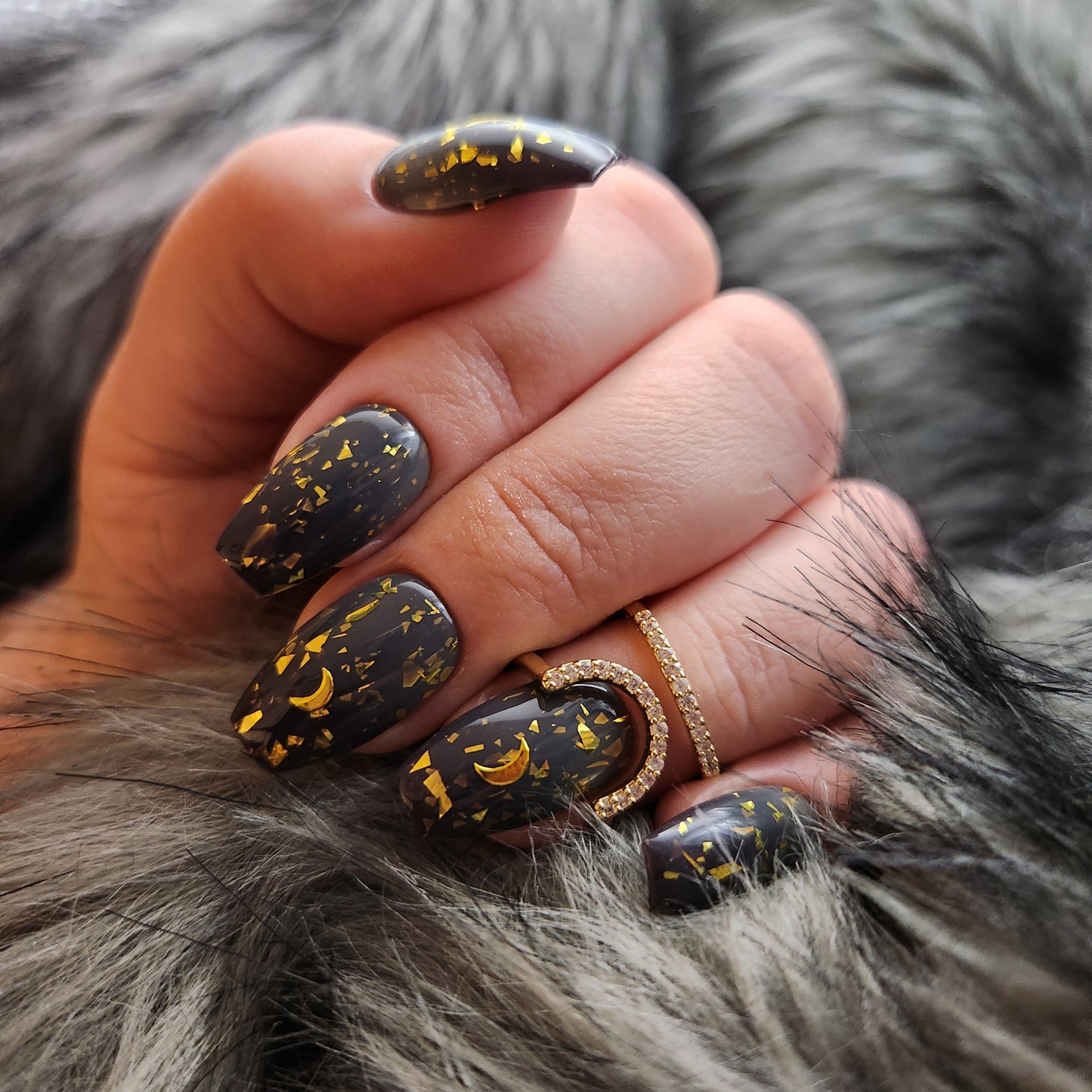 Press on Nails Midnight