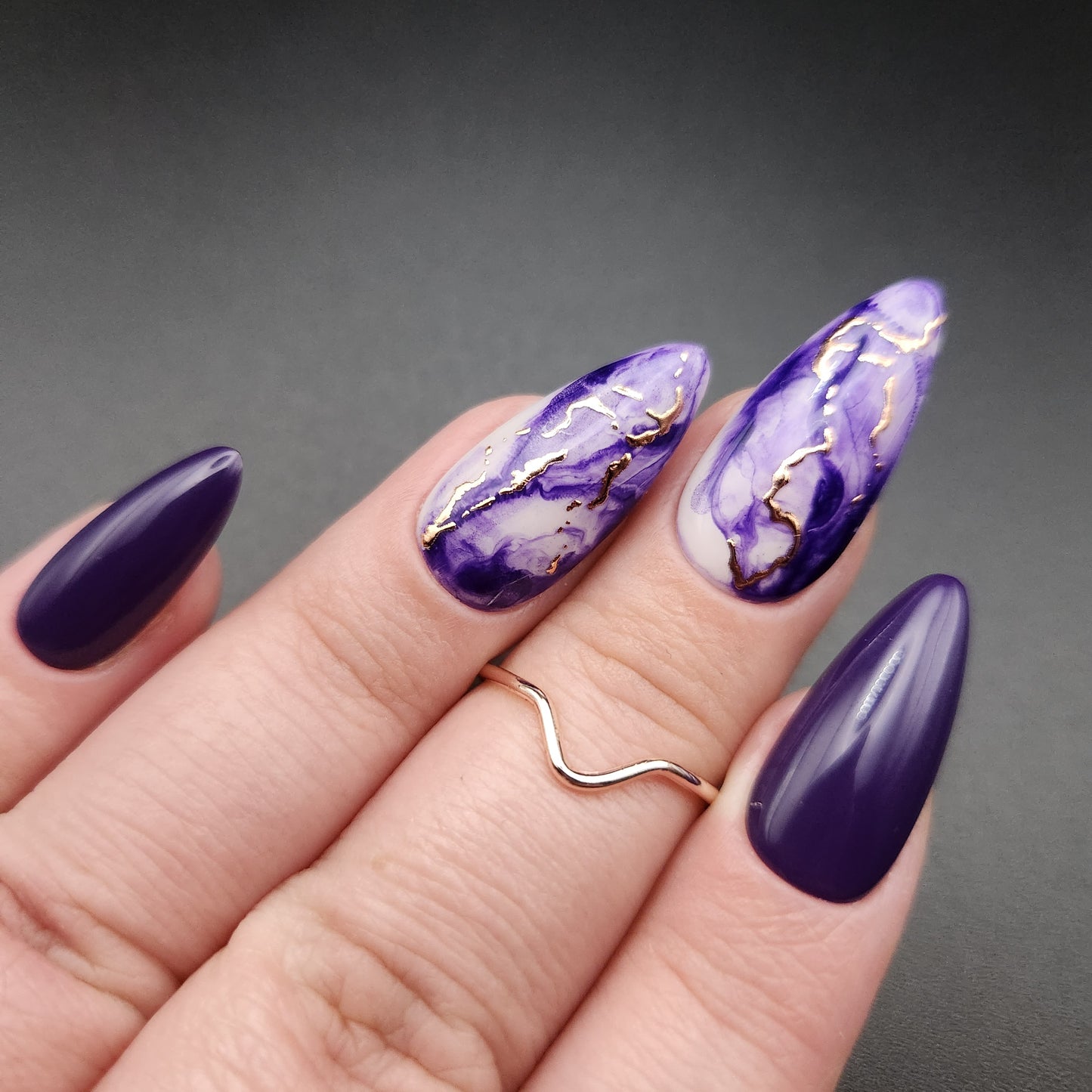 Press on Nails Amethyst
