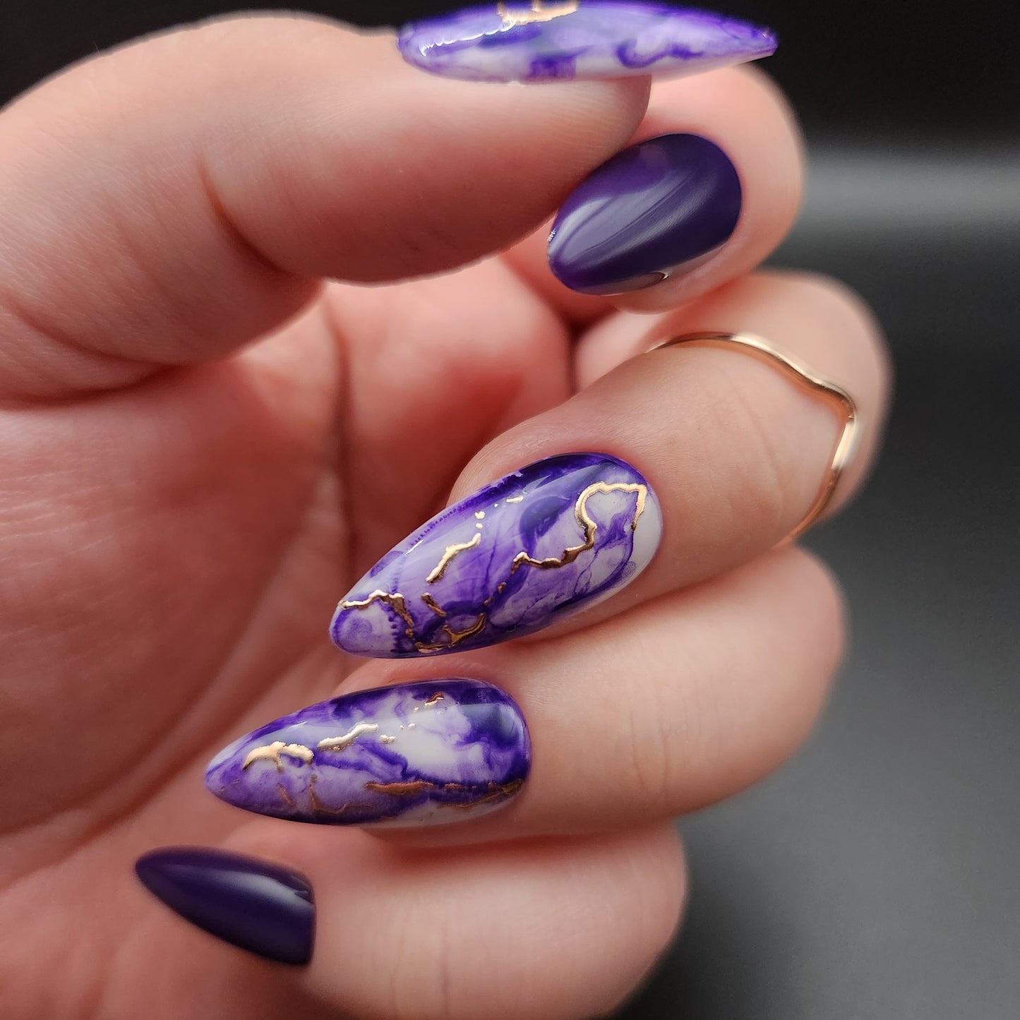 Press on Nails Amethyst