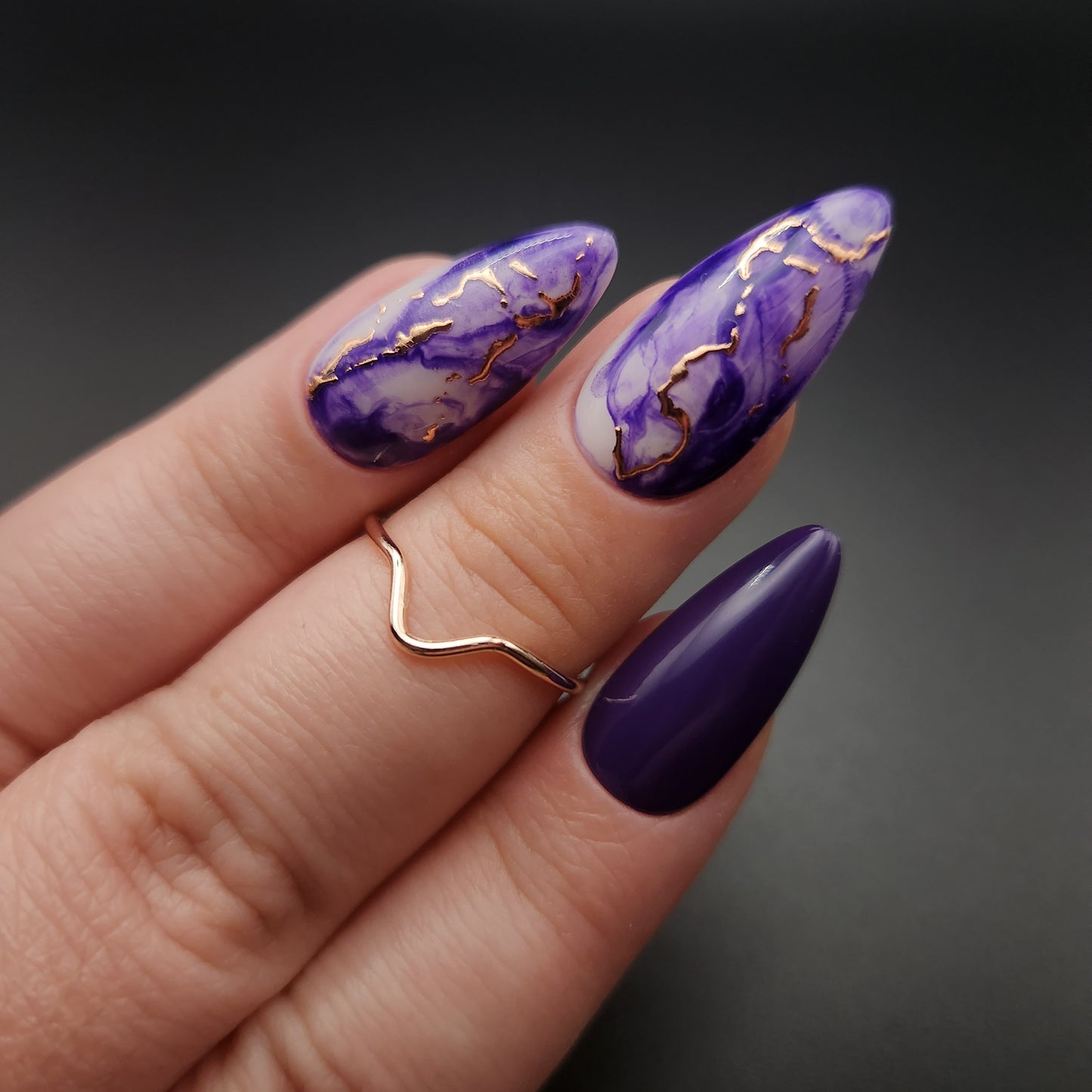 Press on Nails Amethyst