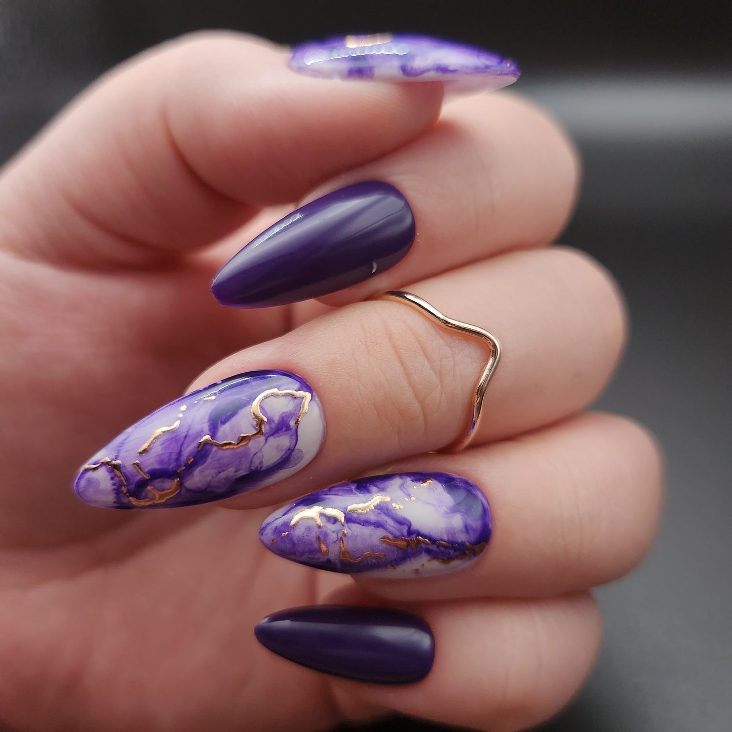 Press on Nails Amethyst