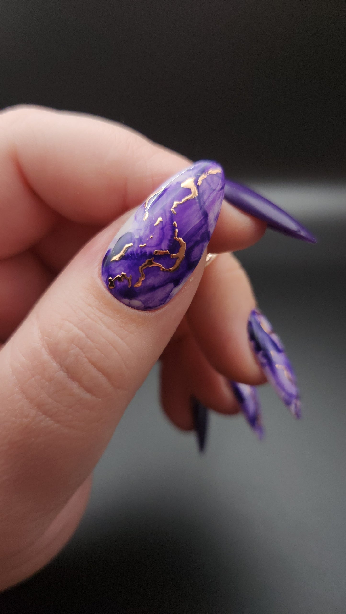 Press on Nails Amethyst