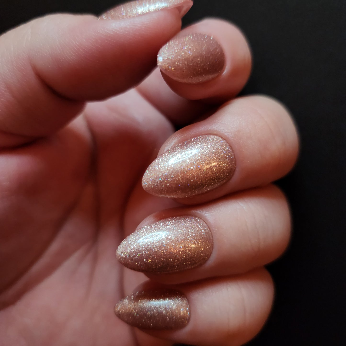 Press on Nails Nude Shimmer