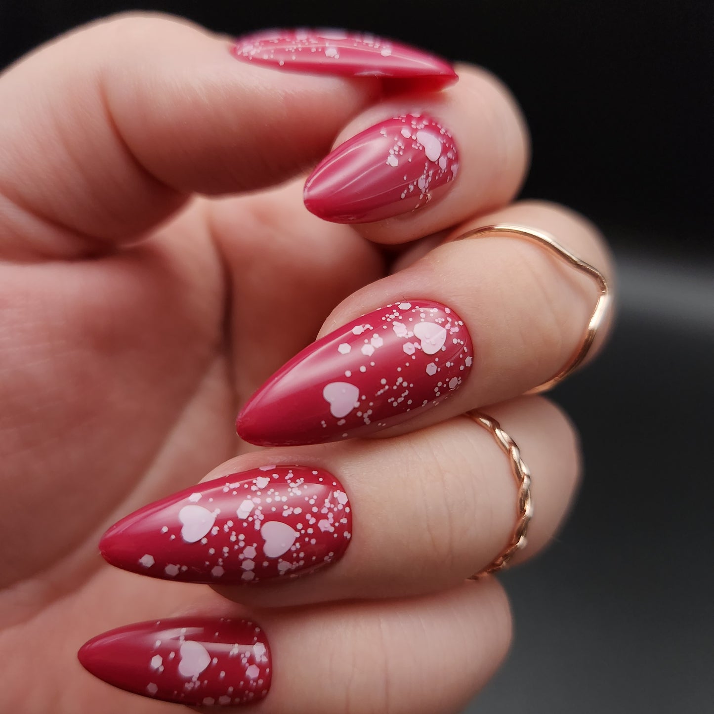 Press on Nails Herzregen