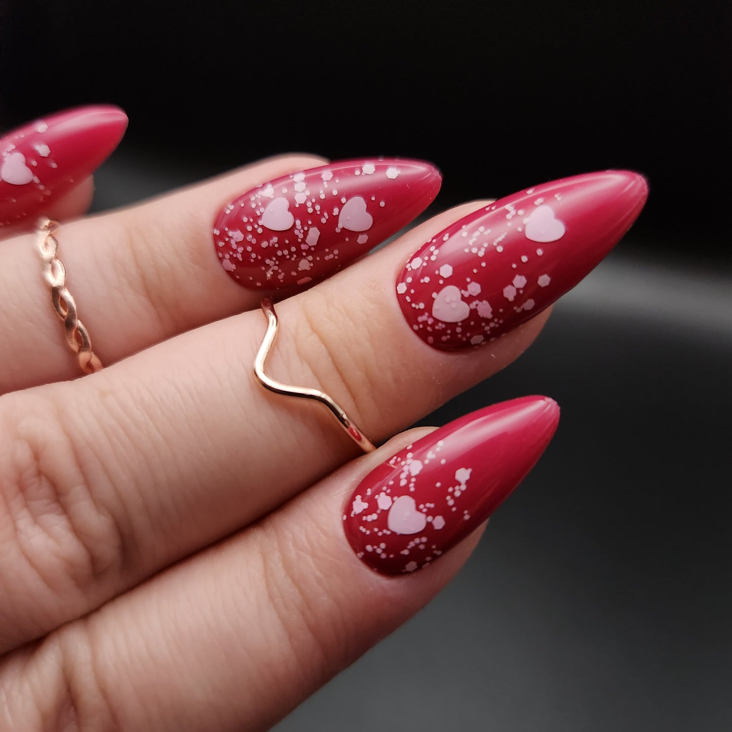 Press on Nails Herzregen