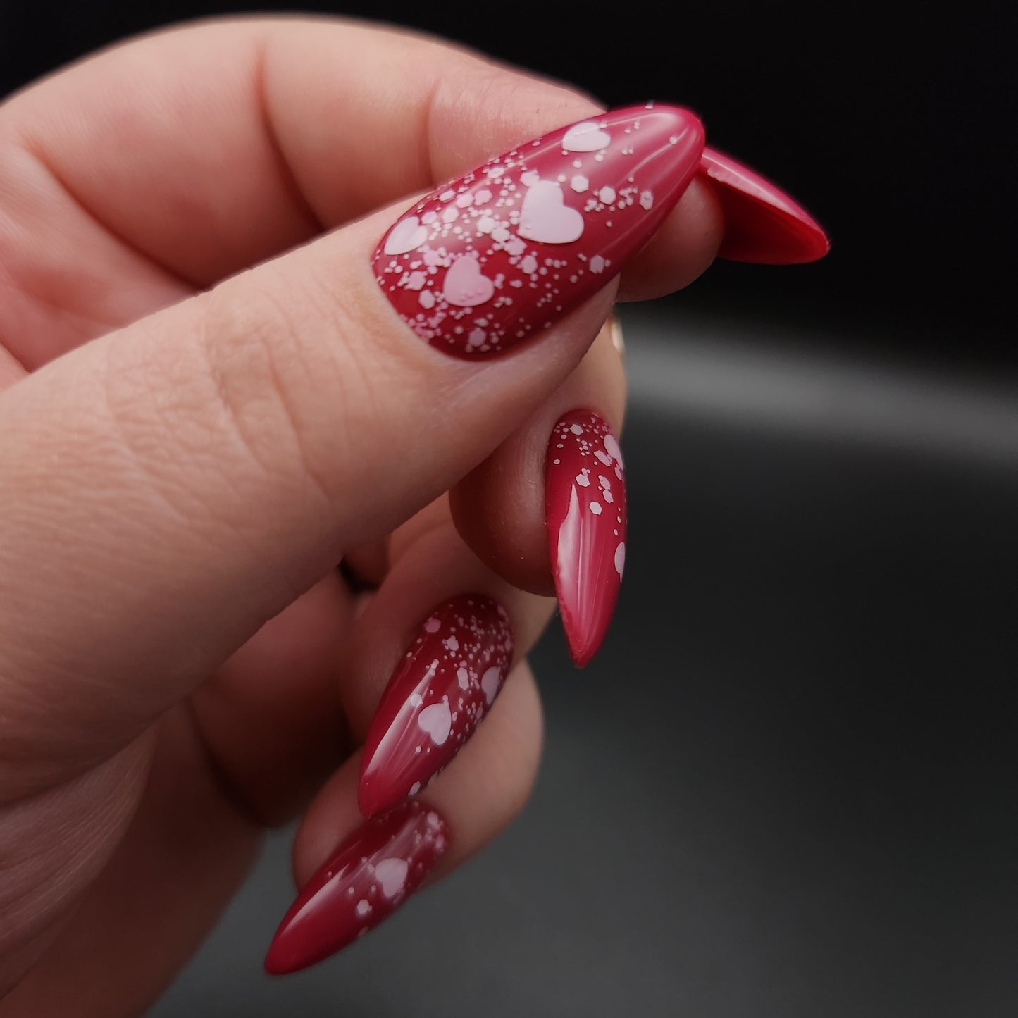 Press on Nails Herzregen