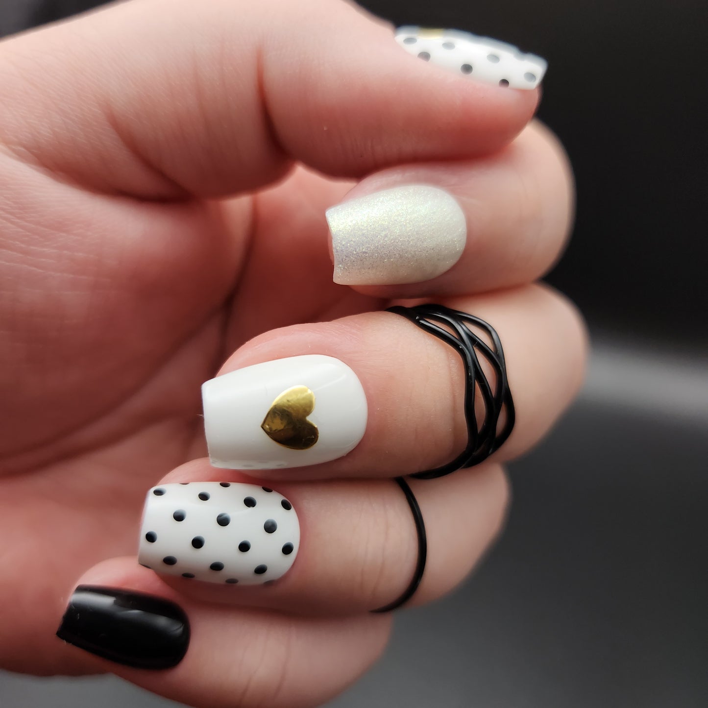 Press on Nails Polka Dott