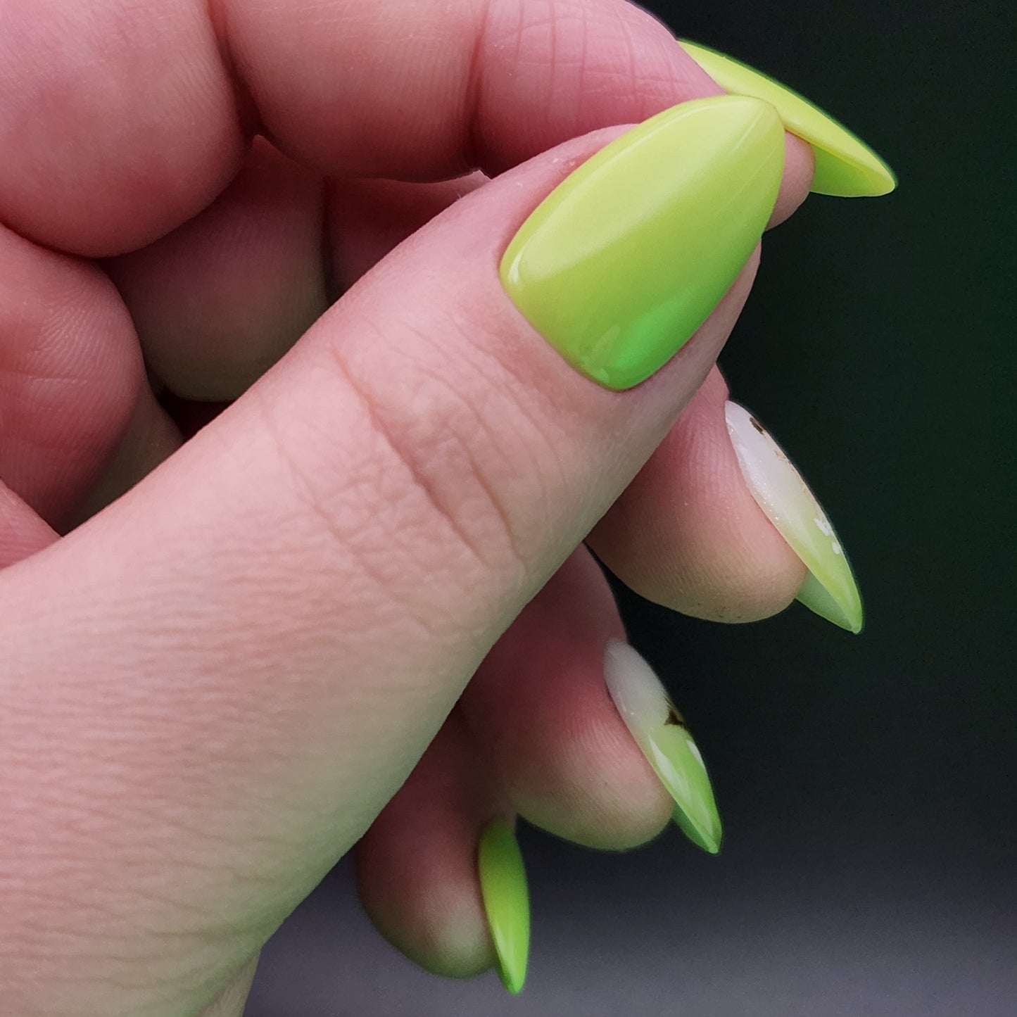 Press on Nails Grass Green