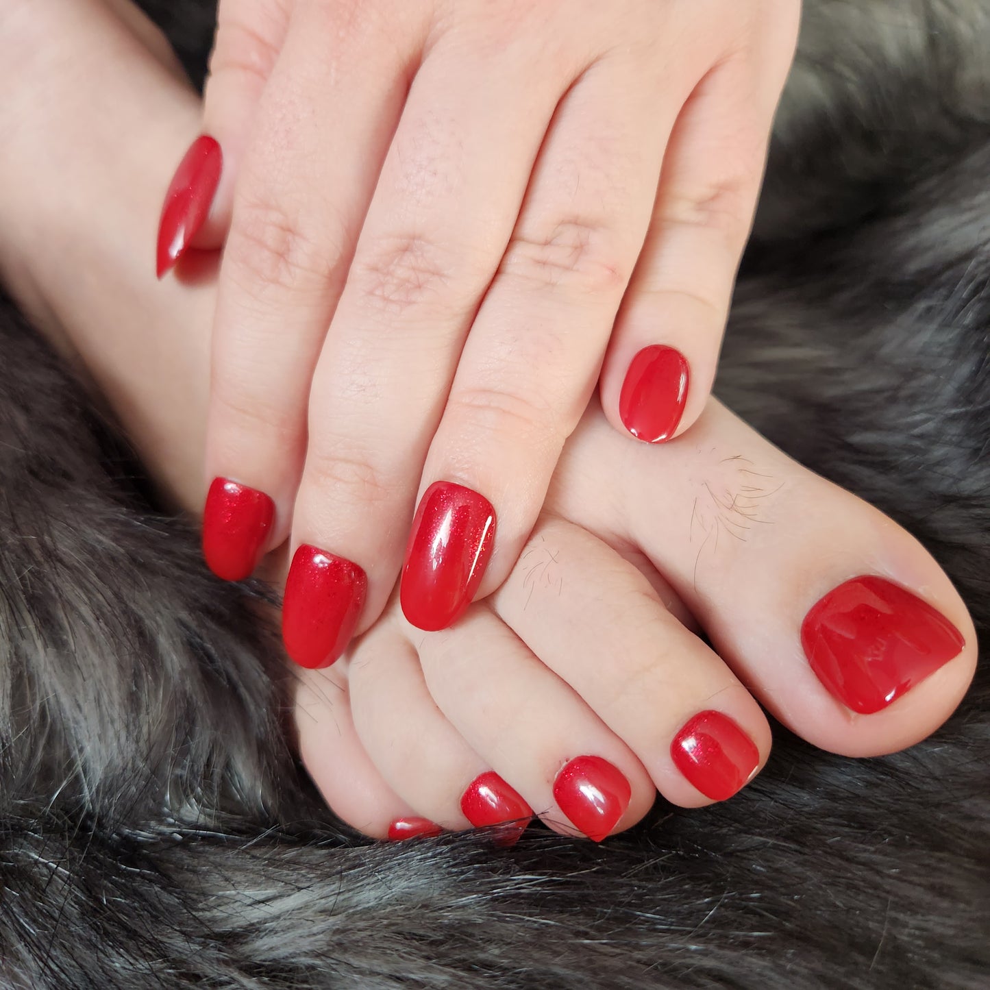 Press on Nails Red Pepper