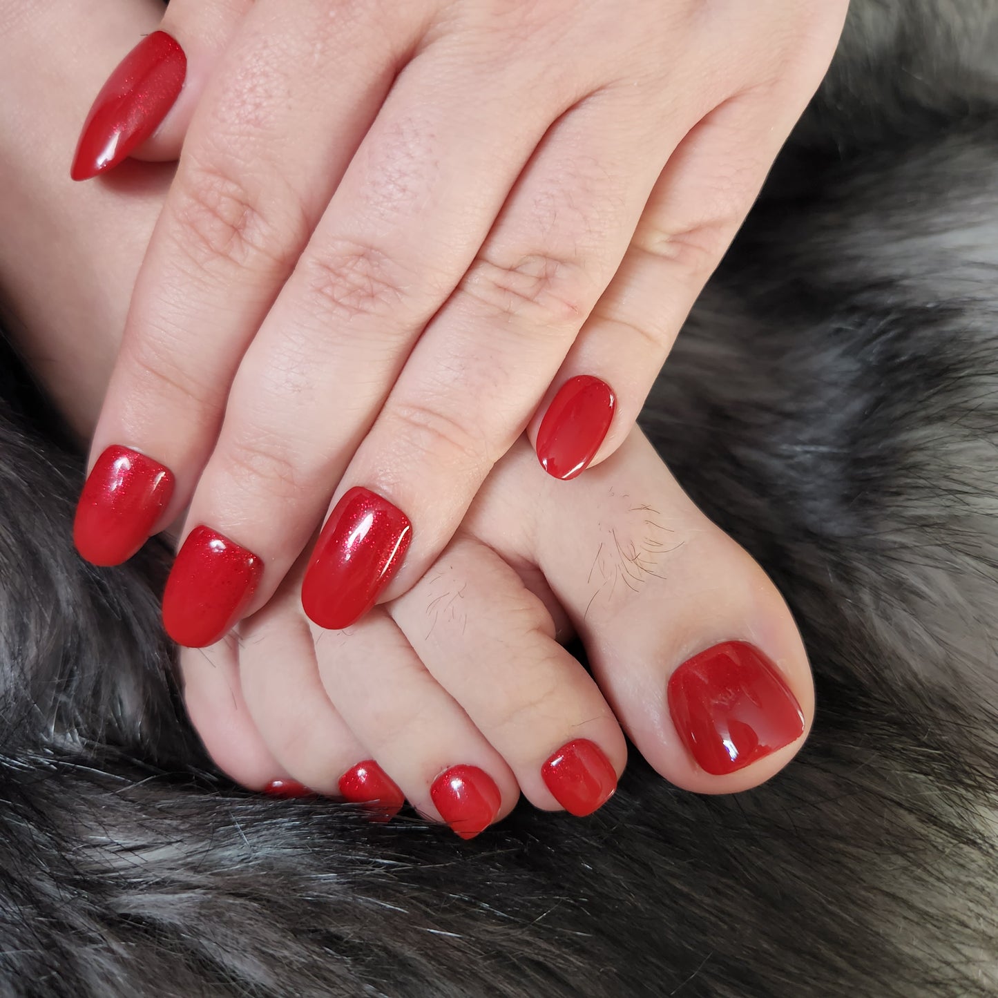 Press on Nails Red Pepper