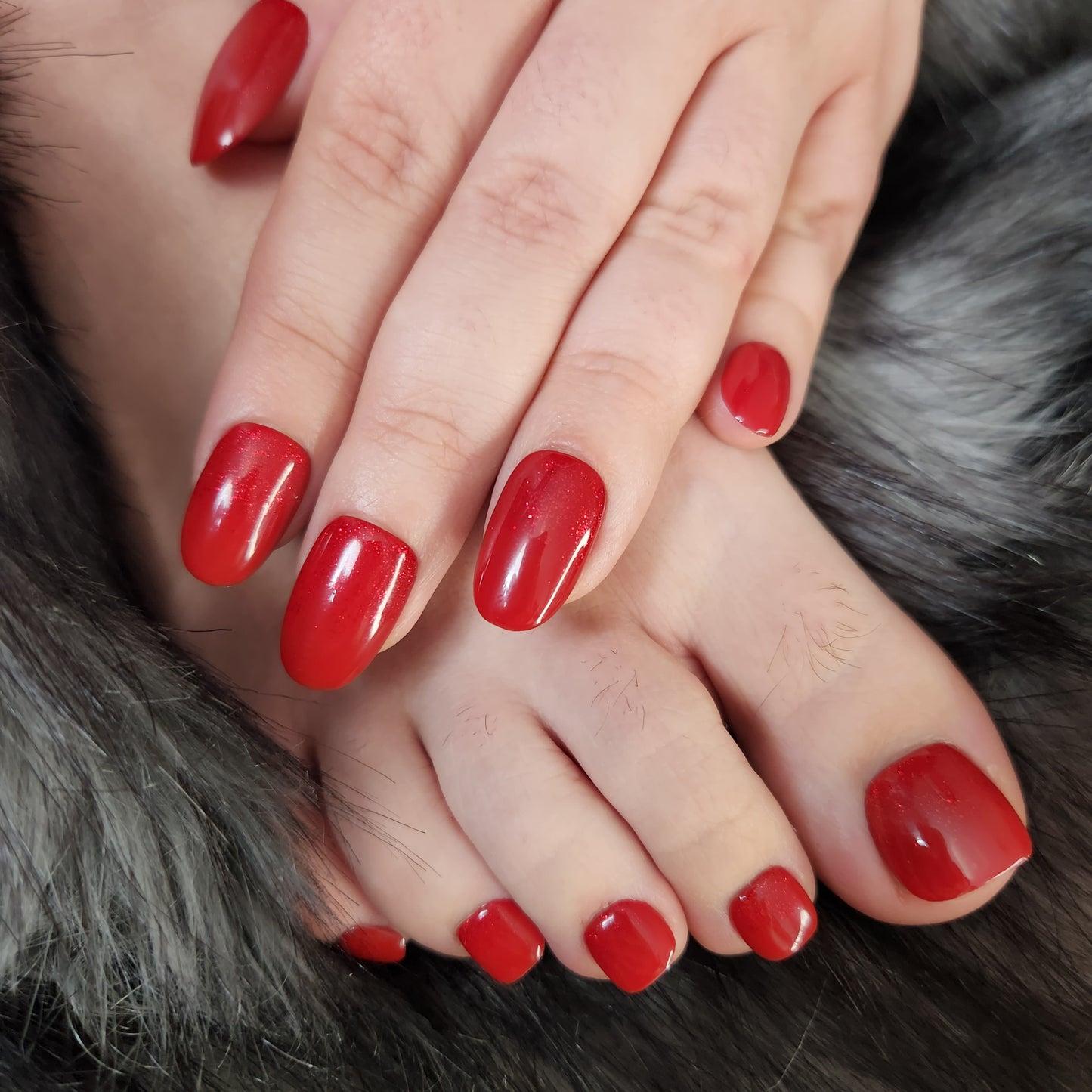 Press on Nails Red Pepper