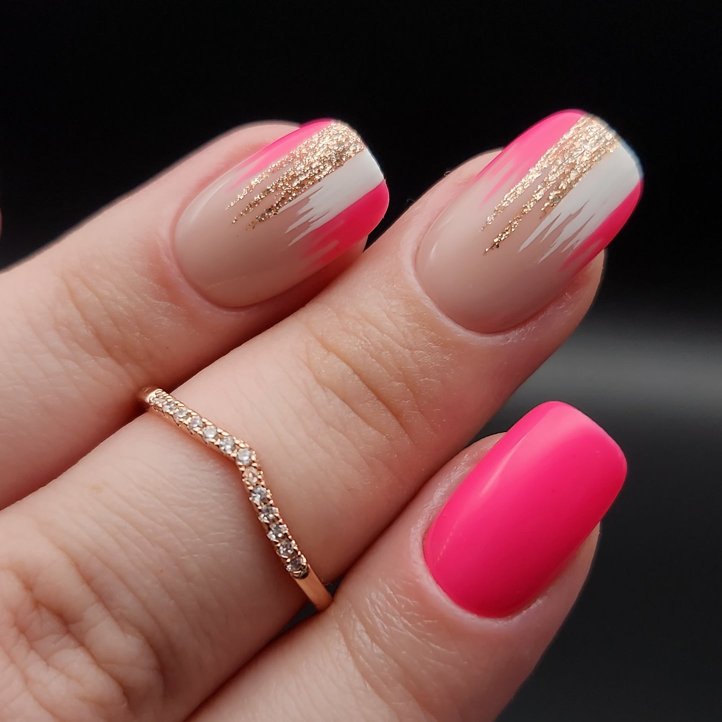 Press on Nails Pink Breeze