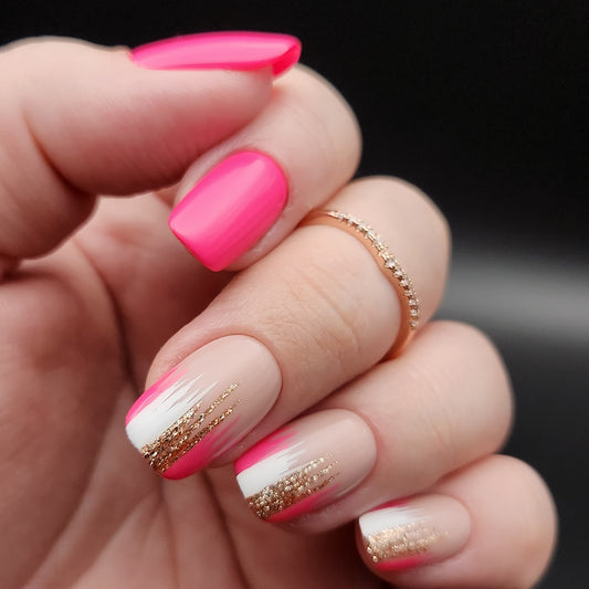 Press on Nails Pink Breeze