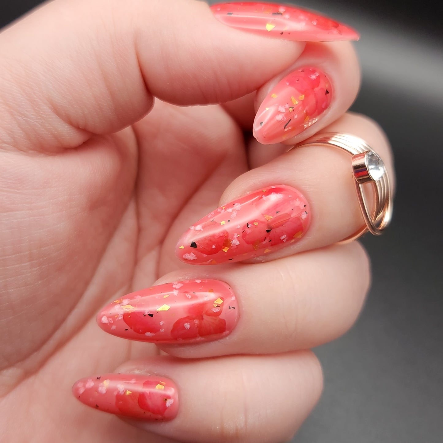 Press on Nails Pretty Peony