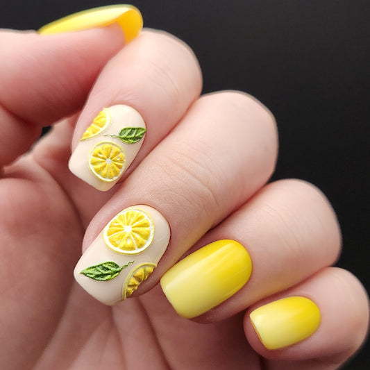 Press on Nails Citrus