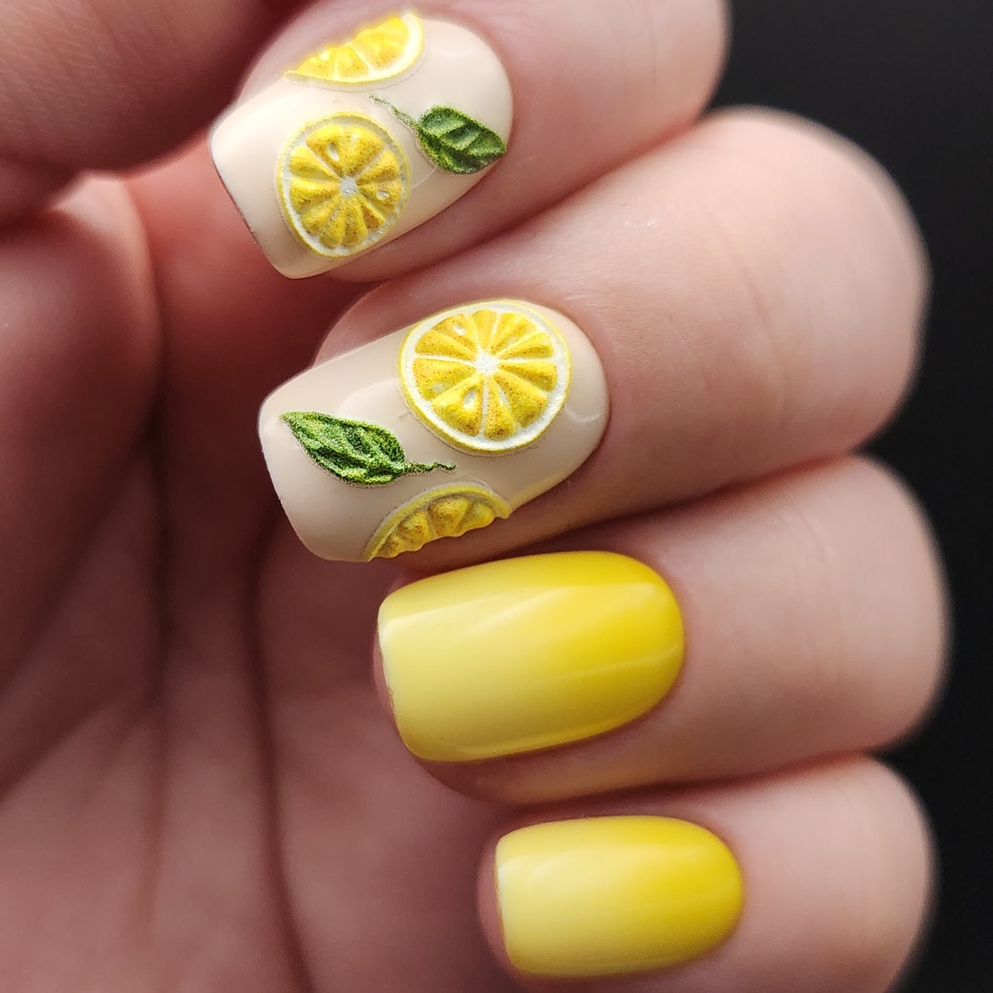 Press on Nails Citrus