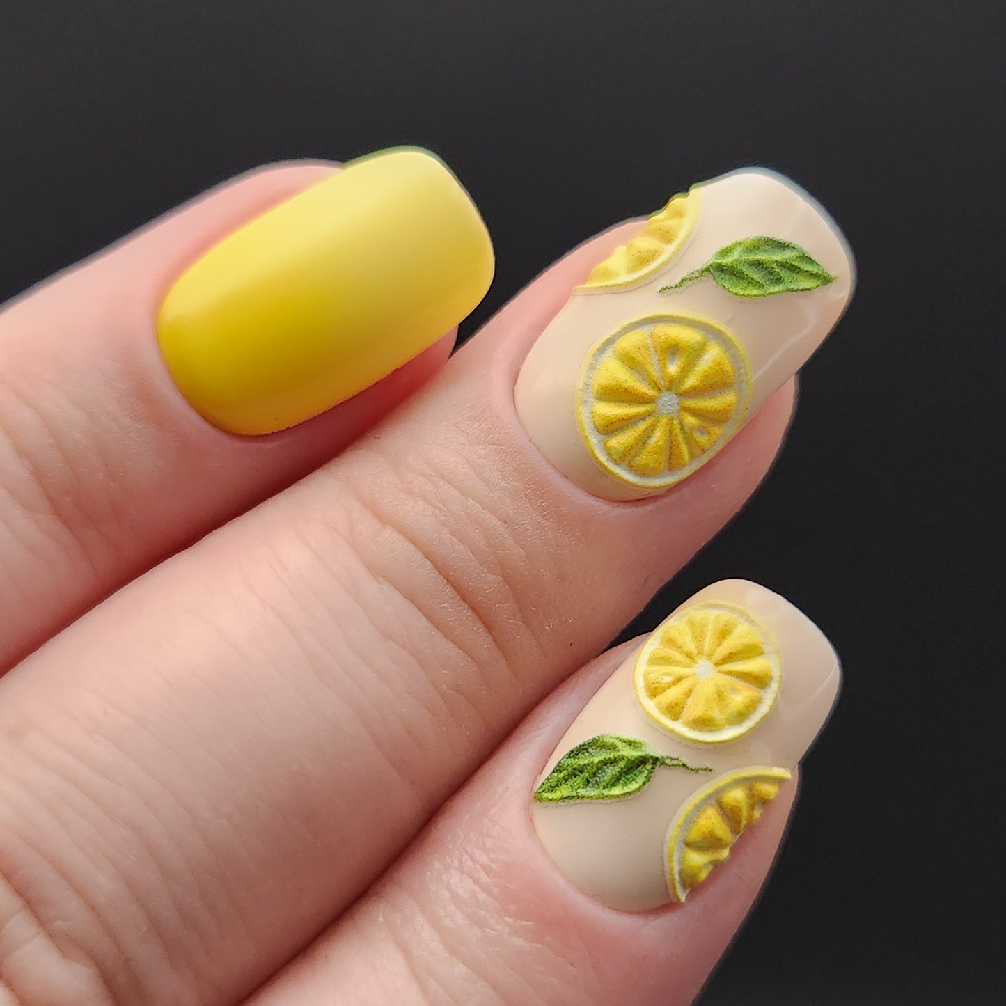 Press on Nails Citrus