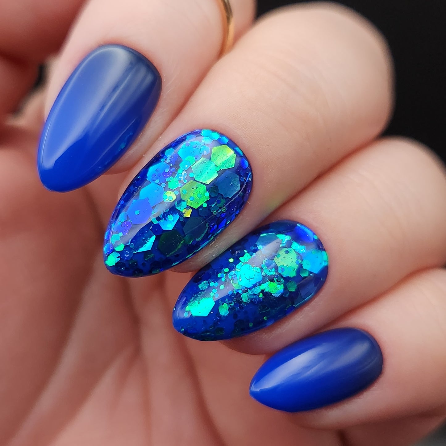 Press on Nails Ombre Ocean