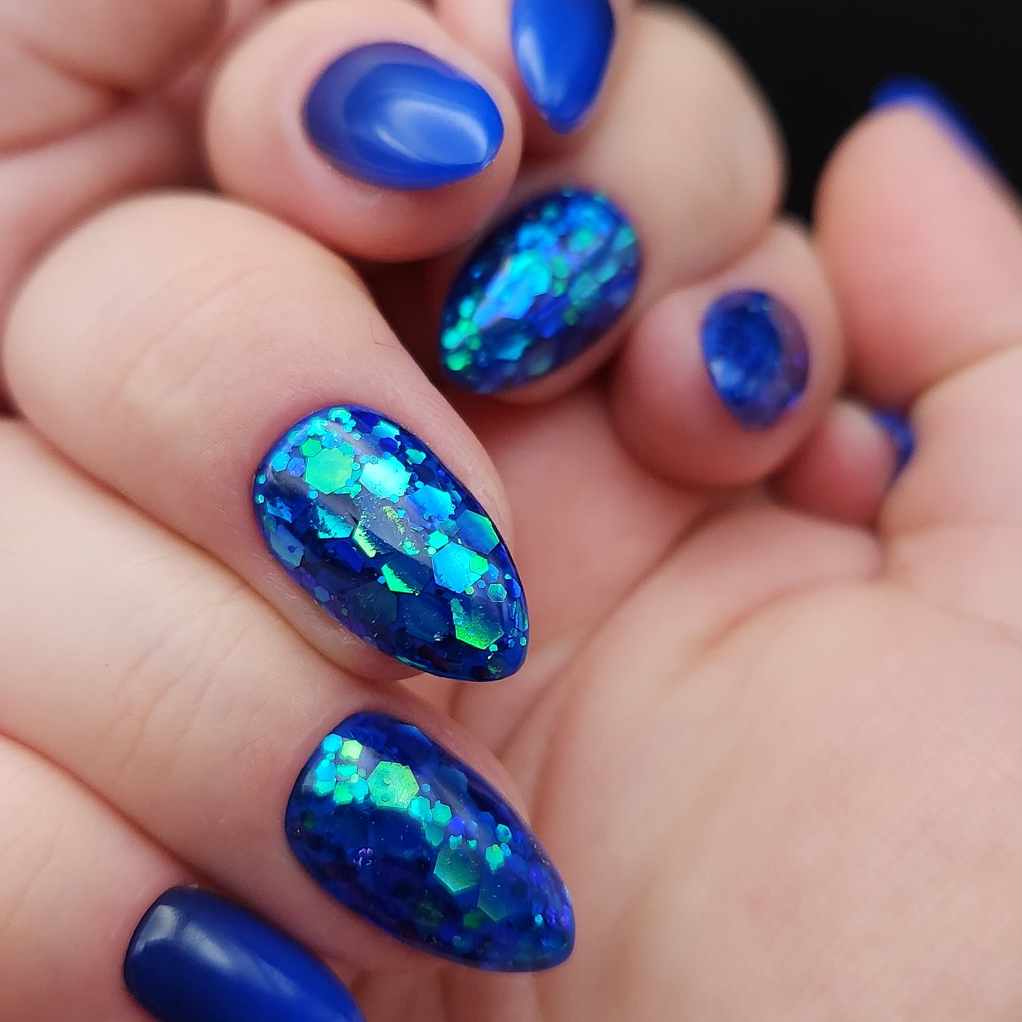 Press on Nails Ombre Ocean