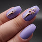 Press on Nails Purple Charme