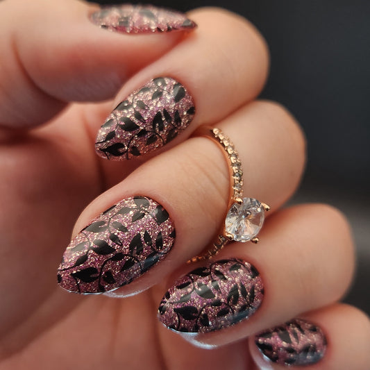 Press on Nails FlashOn Rose Vine