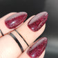 Press on Nails Dark Cherry FlashOn