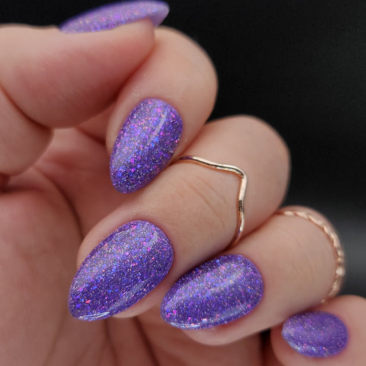 Press on Nails Purple FlashOn