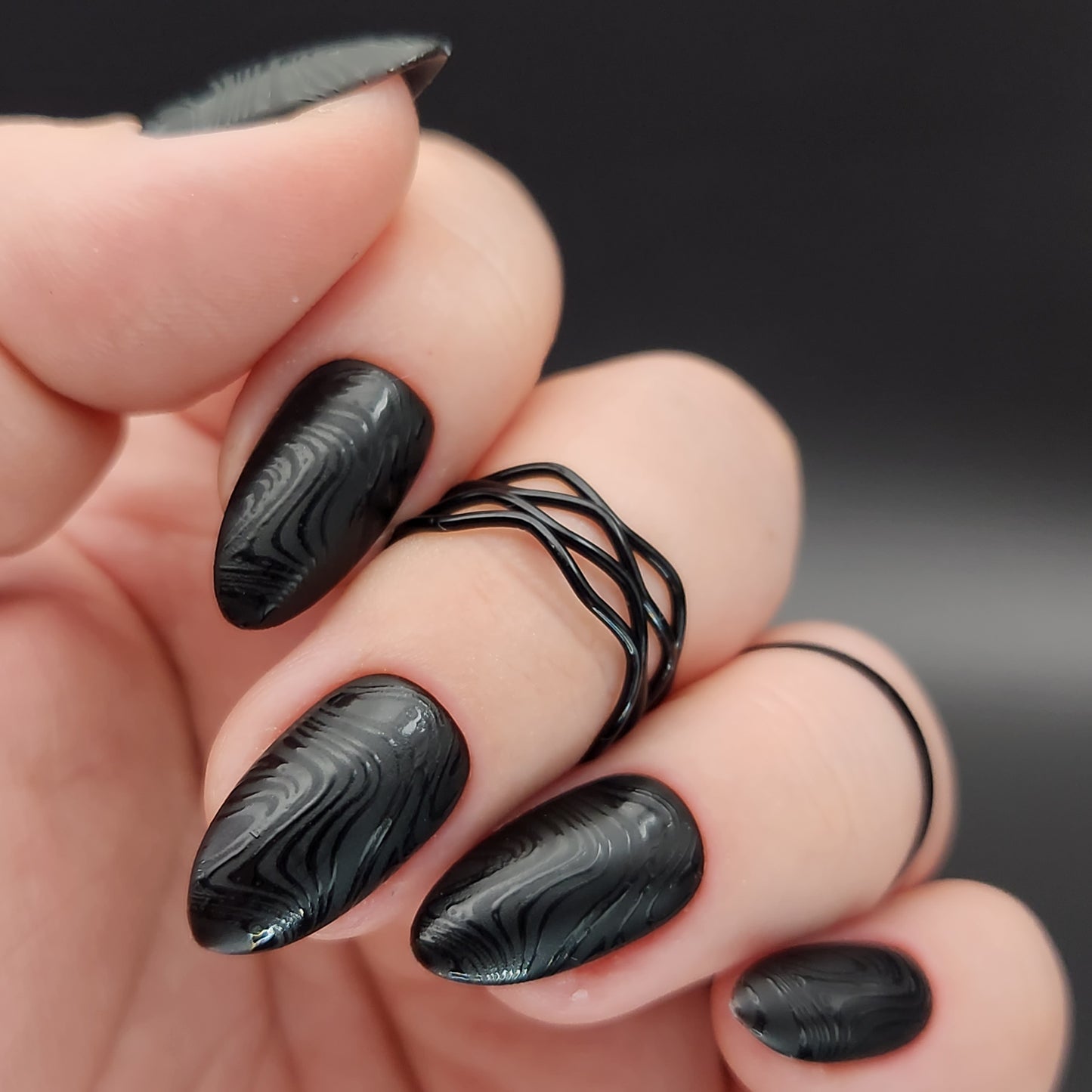 Press on Nails Black Gloss