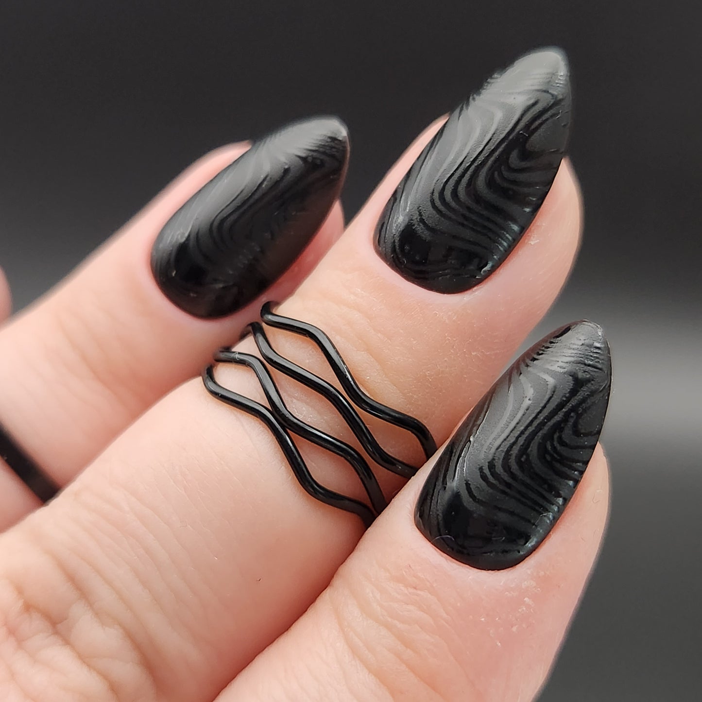 Press on Nails Black Gloss