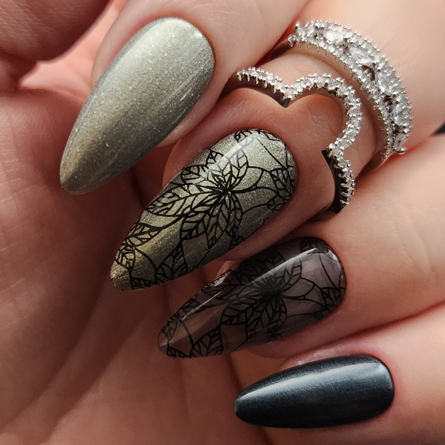 Press on Nails Olive Autumn