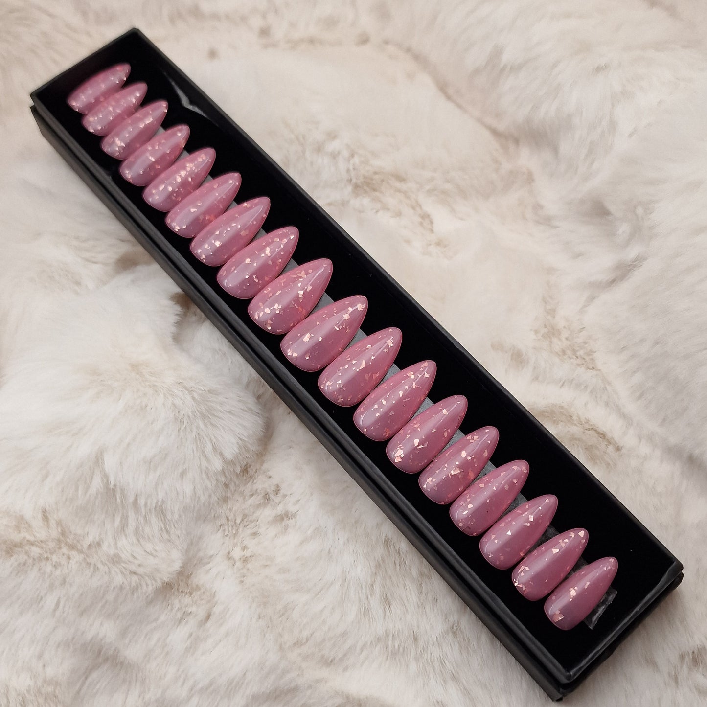 Press on Nails pink Milkbath