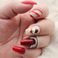 Press on Nails Snowman