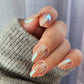 Press on Nails Nude Coral Starlight