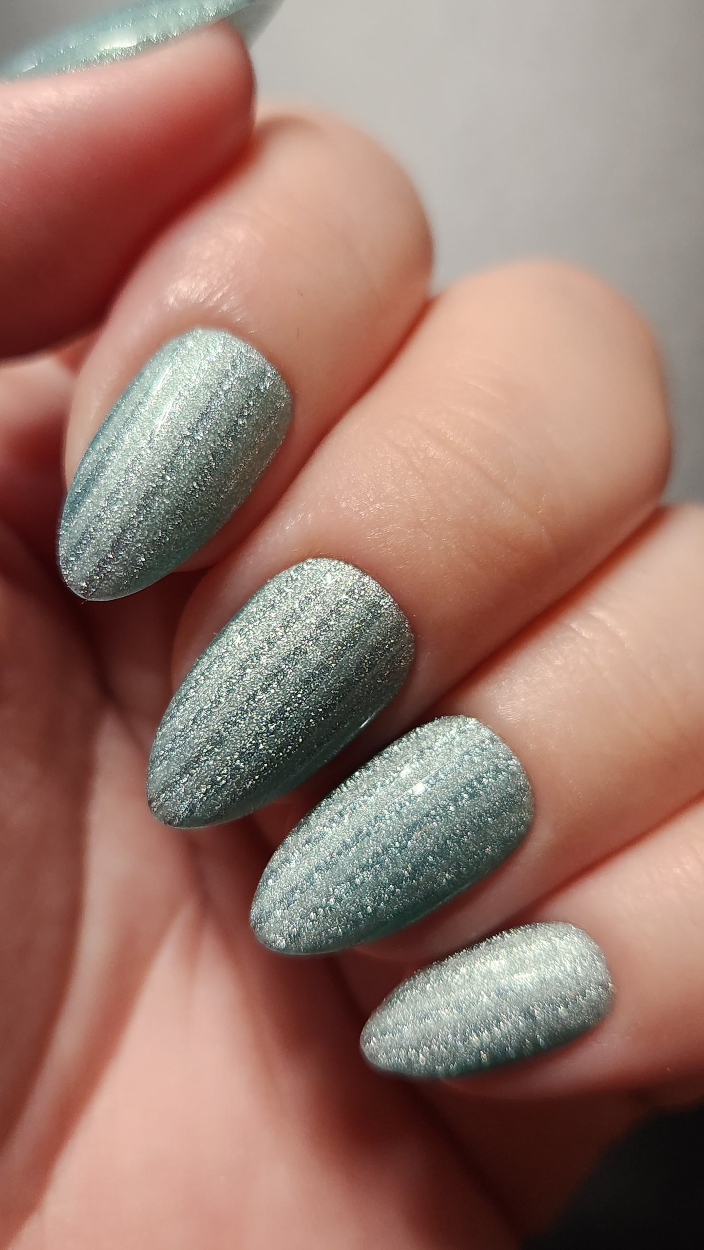 Press on Nails Mint Glas